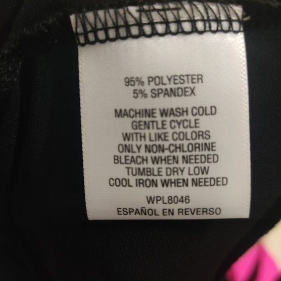 JM Collection Boho Tunic Women's Size L Black Top Sleeve 3/4 Blouse - Picture 3 of 11